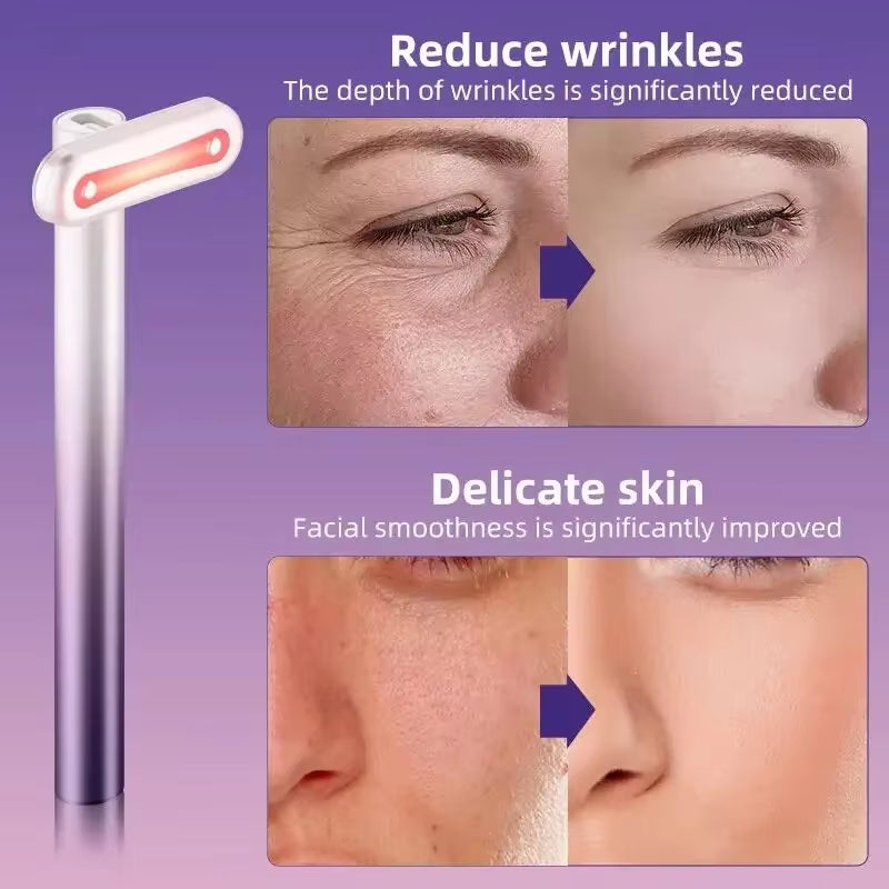 Electric Eye Dark Circles Fairy Stick Microcurrent 4 in 1 EMS Light Therapy Skin Care Tool Massage Stick Eye Massager Wand